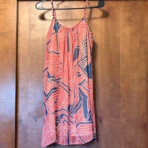 Flowy Women’s Above Knee Trapeze Dress with Geometric Pattern - Forever 21 XS